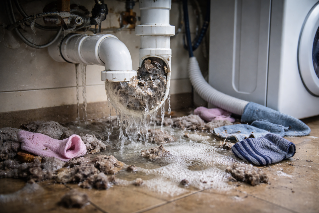 Laundry Drain Blockages