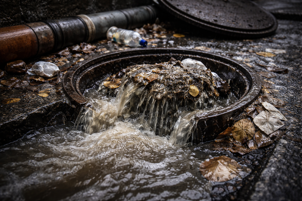 Main Drain & Sewer Line Blockages