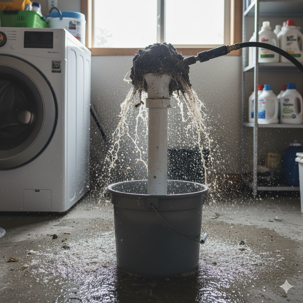 Laundry Drain Blockages